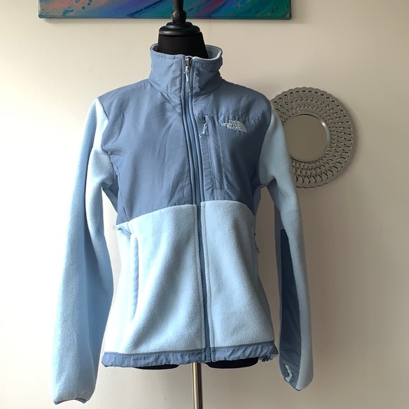 The North Face Jackets & Blazers - Preloved Womens Medium North Face polartec outdoor fleece jacket Blue two toned